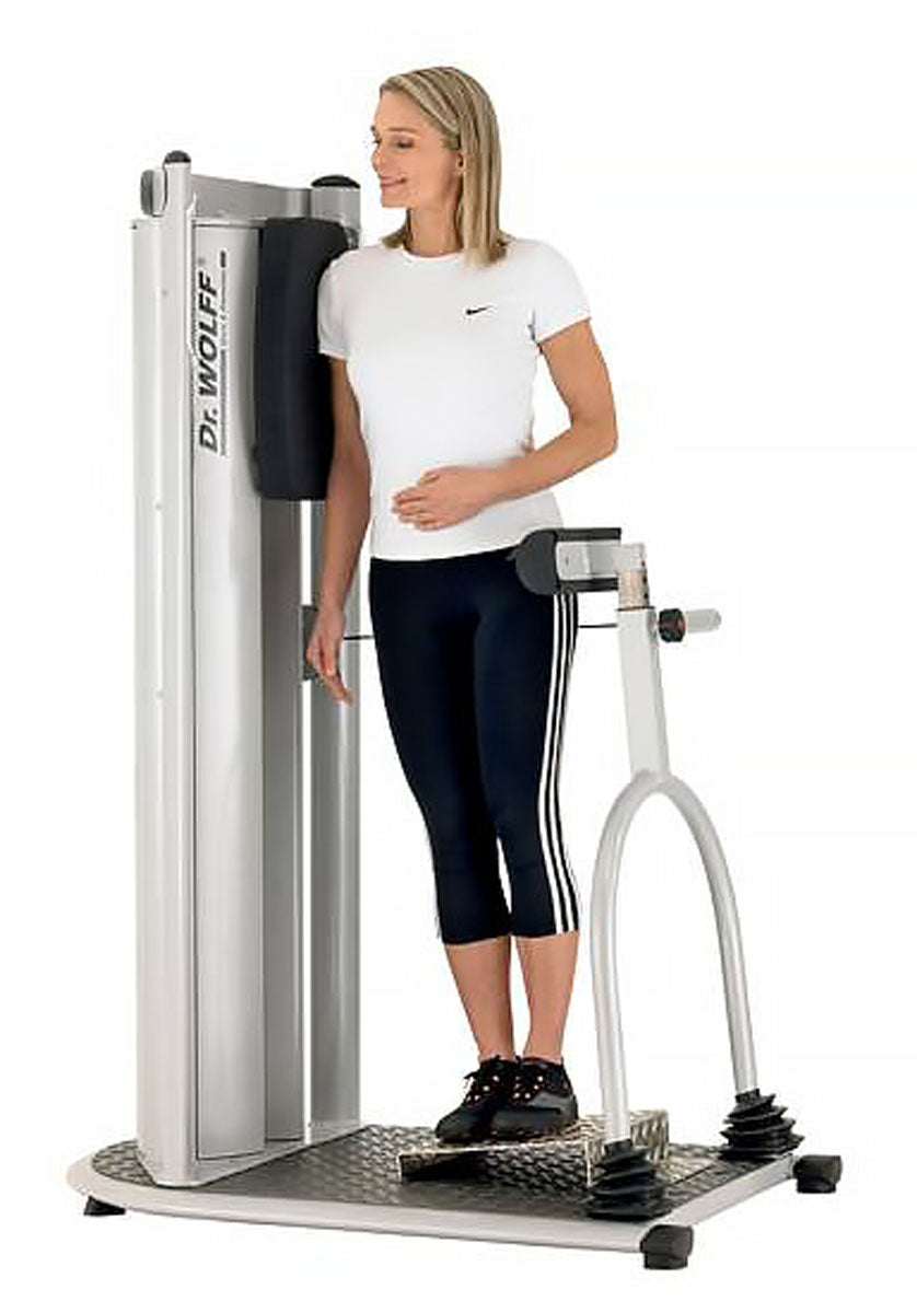 Dr. Wolff Lateral-Shifting 936, lateral trunk muscles, color silver, used - refurbished condition