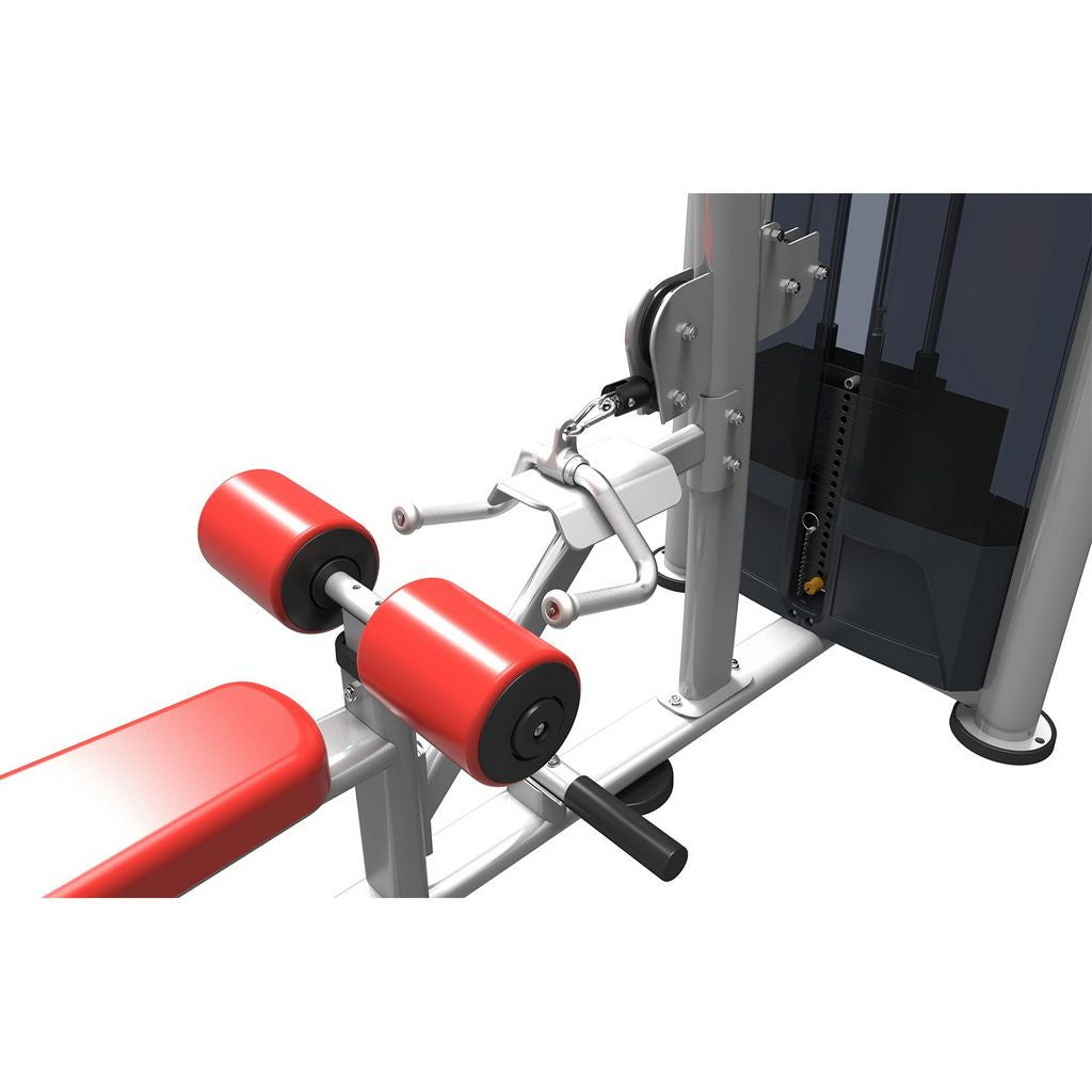 Impulse Fitness Latzug & Ruder Station, IT9522, Lat Pulldown with Middle Row, 90kg Gewichtsblock