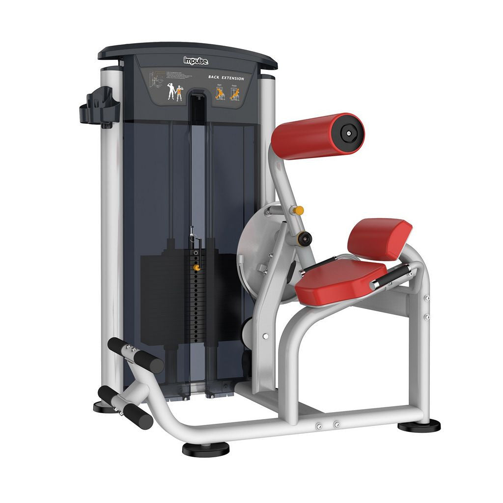 Impulse Fitness Rückenstrecker, Hyperextension, IT9532, Back Extensionl, 90kg Gewichtsblock