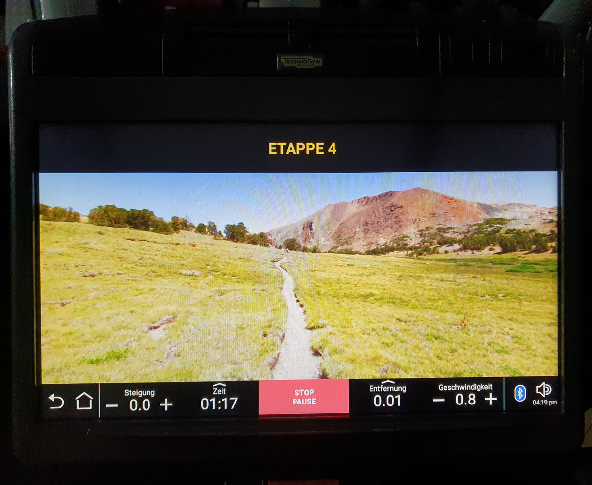 TechnoGym treadmill Excite Line Run Now 700, Unity Display with Internet, YouTube, Netflix, used - refurbished condition