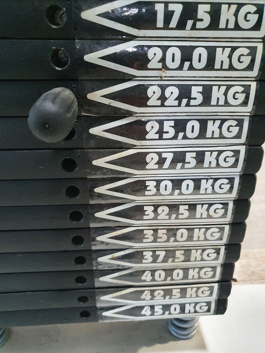 Sportesse Pomaschine, Gluteusmaschine stehend, Glute Isolator Raise, Rahmen Weiß, gebraucht - geprüfter Zustand