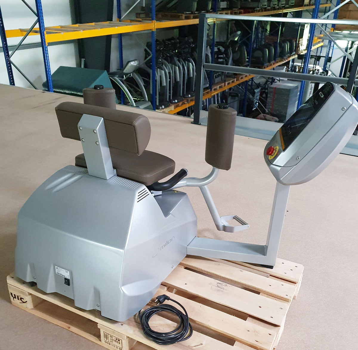 Milon Premium Adduktoren - Abduktorenmaschinen, Hip Abductor and Adductor, 2 Geräte im Set, Gehäuse Aluminium gebürstet, gebraucht - überholter Zustand