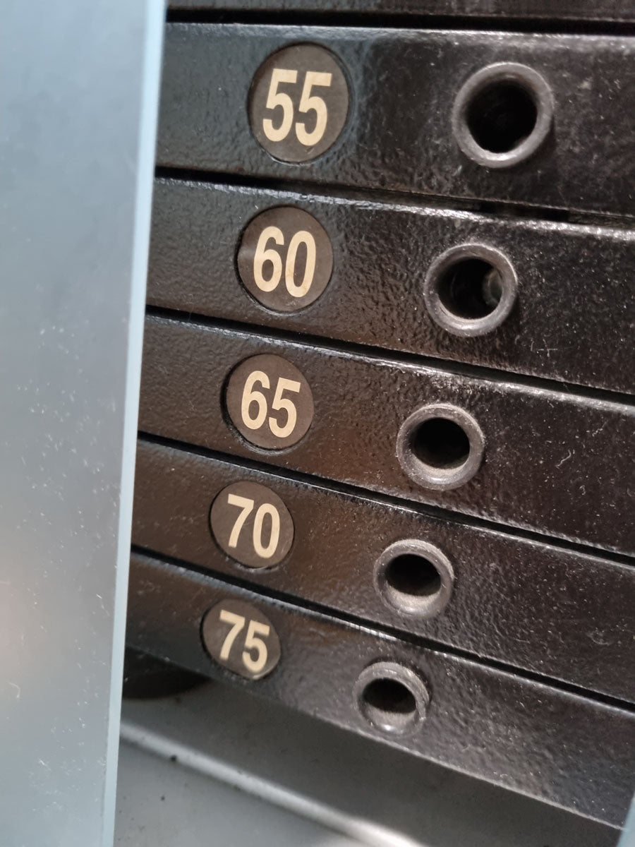 SVG Schulterblattfixator / Stützstemme - Latzug und Dips - Kombigerät 2 in 1, Rahmenfarbe Grau, Polsterfarbe Gelb, gebraucht - überholter Zustand