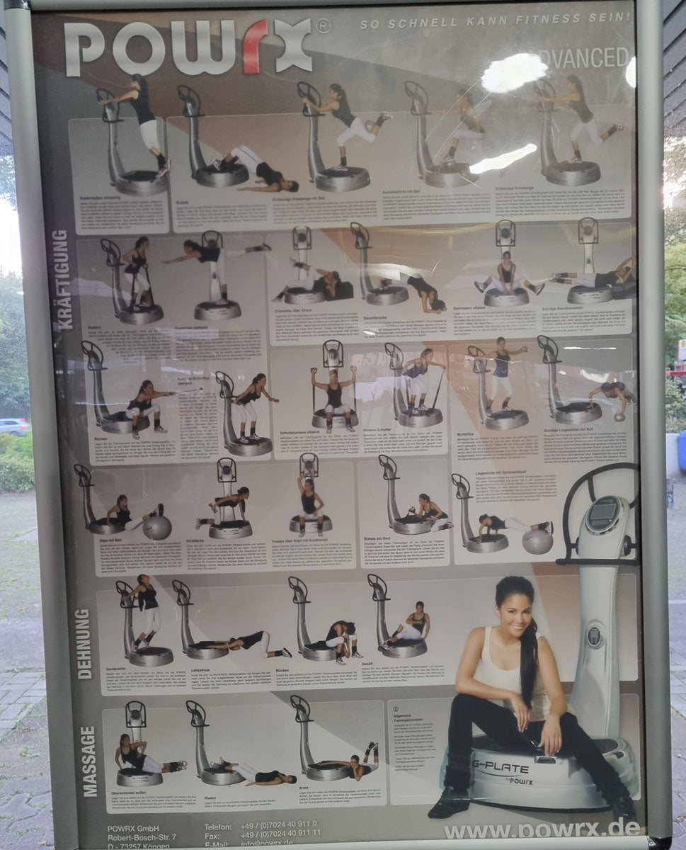 @Tec Vibrationsplatte Crazy-Fit-Massage - Vibrationstrainer, Heimbedarf, gebraucht