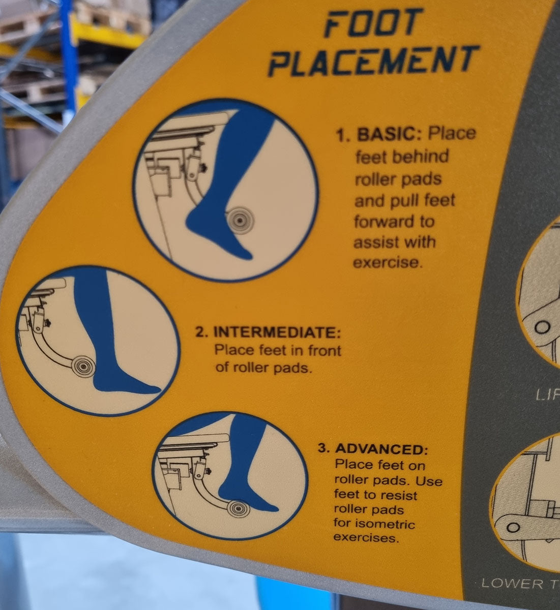 Hoist Roc-Abs Machine, Bauchmaschine Roc it Serie, Abdominal Crunch, Plate loaded, Rotation, Rahmenfarbe Silber, Polsterfarbe Blau, gebraucht - überholter Zustand