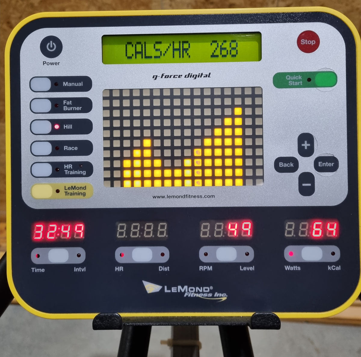 Lemond Fitness G-Force UT Digital Indoor Bike, Ergometer, gebaucht - geprüfter Zustand