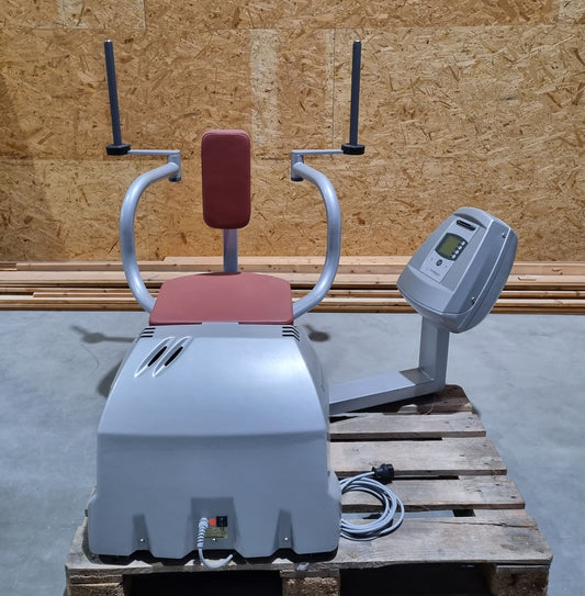 Milon Butterfly Reverse, Einzelgerät, Aluminium Verkleidung, Polsterfarbe Orange, gebraucht - überholter Zustand