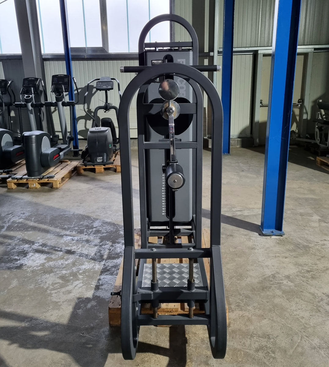 Precor Total Hip Kickmaschine, Hüftpendel, Multi Hip Maschine, Rahmenfarbe Schwarz, Polsterfarbe Schwarz, gebraucht - überholter Zustand