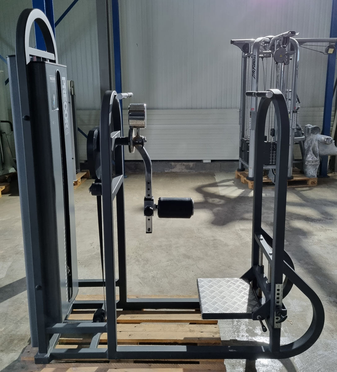 Precor Total Hip Kickmaschine, Hüftpendel, Multi Hip Maschine, Rahmenfarbe Schwarz, Polsterfarbe Schwarz, gebraucht - überholter Zustand