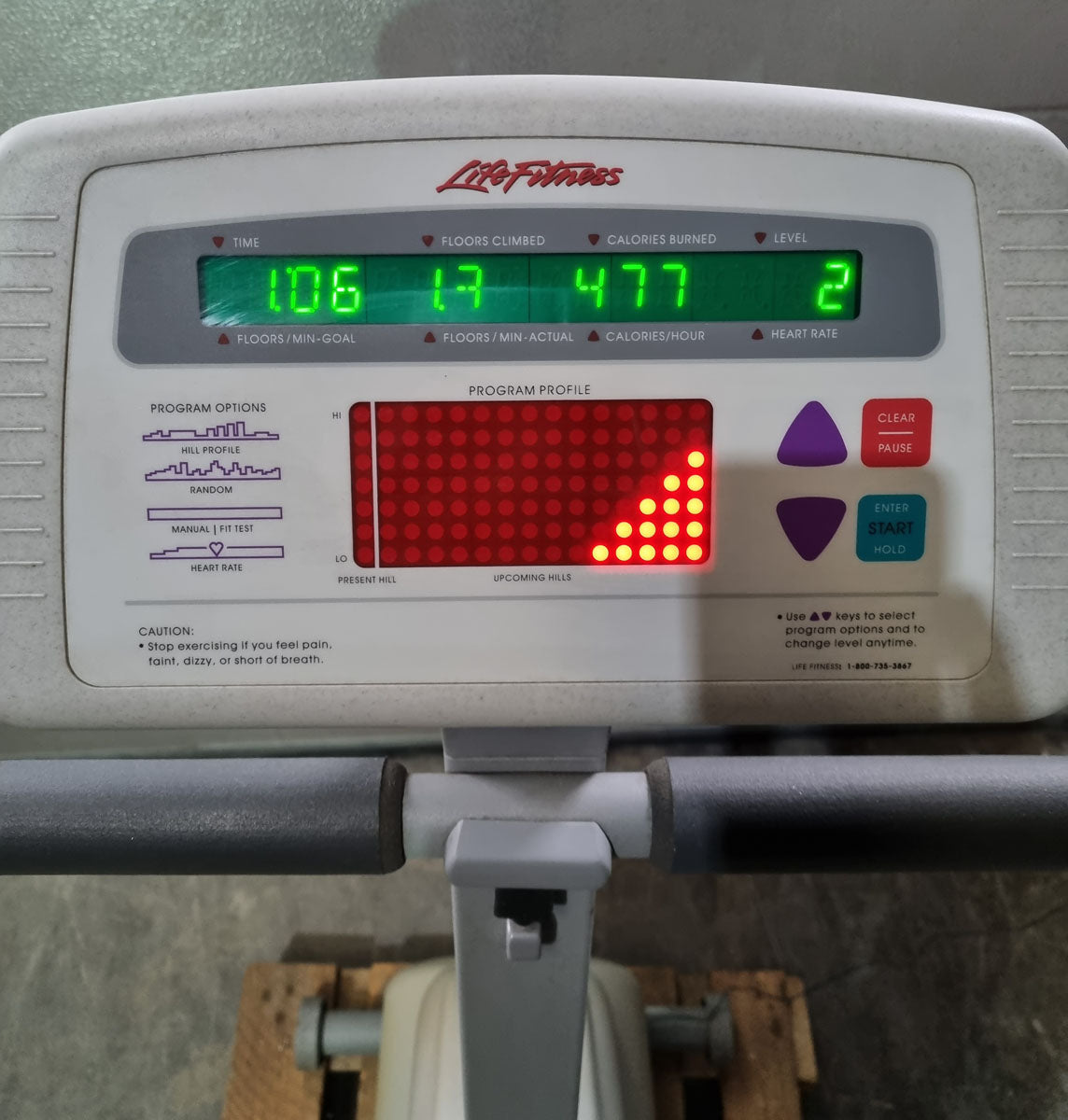 Life Fitness Step 5500 HR Stepper, gebraucht