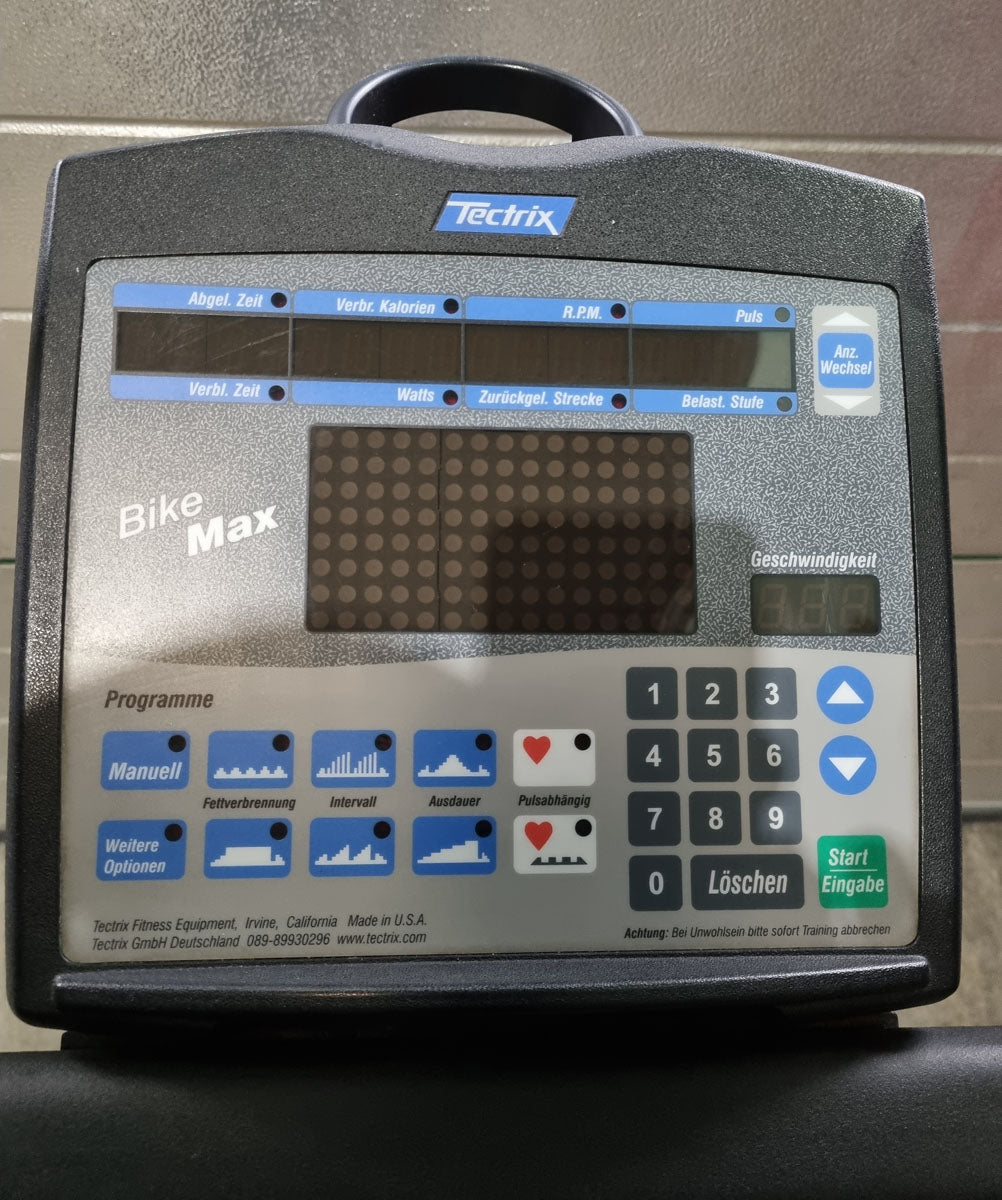 Tectrix Bike Max Ergometer, Weiß und Schwarz, gebraucht - neue Version