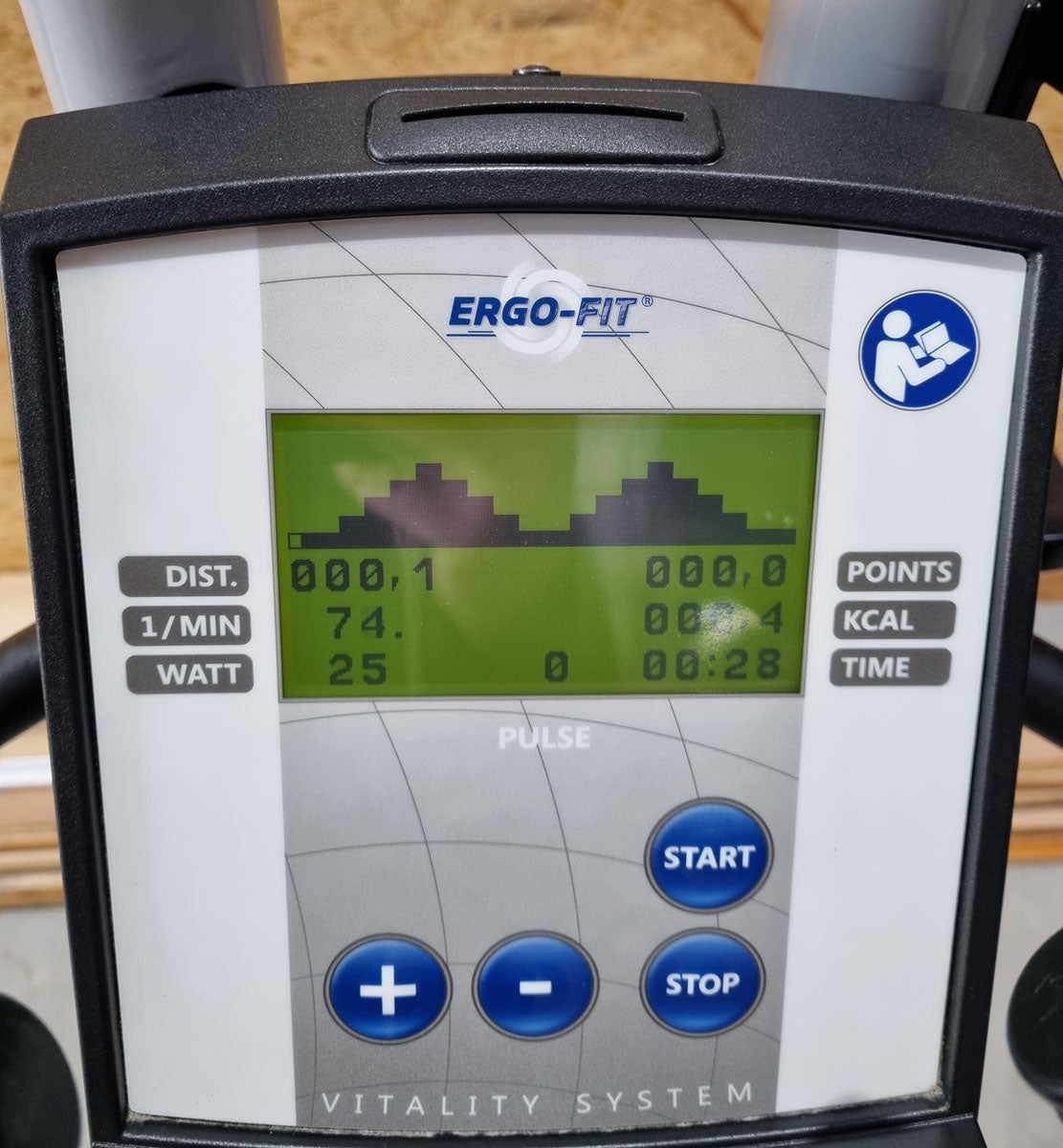 Ergo-Fit Cycle 3000 Ergometer Fahrrad Bike, gebraucht - überholter Zustand - neues Display vom 4000er Modell