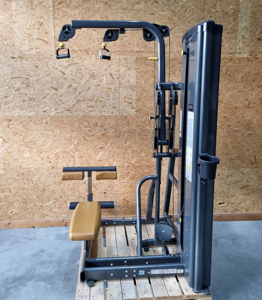 Cybex VR1 Lat-Row Latzug und Rudern - 2 in 1 Kombigerät - drehbare Griffe, Rahmen Anthrazit, gebraucht - überholter Zustand