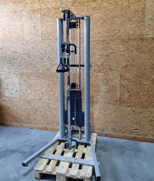 Proxomed Zugapparat Compass 530 - Seilzug höhenverstellbar, freistehend mit Stativ, Speedy Compact, MPG, Reha, Farbe Silber - gebraucht - überholter Zustand