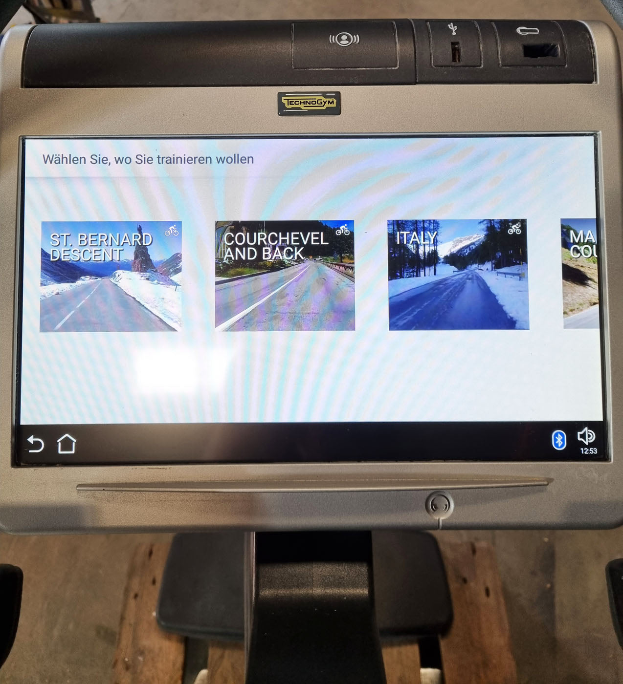 TechnoGym Ergometer Excite Line New Bike 700, Unity Touch Display, used - refurbished condition