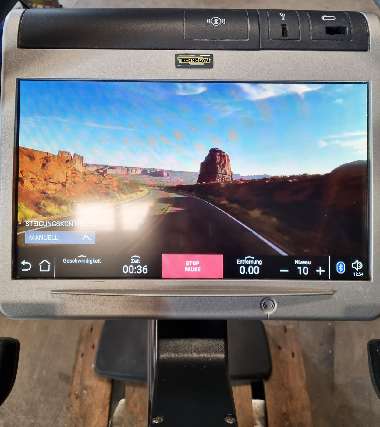 TechnoGym Ergometer Excite Line New Bike 700, Unity Touch Display, used - refurbished condition