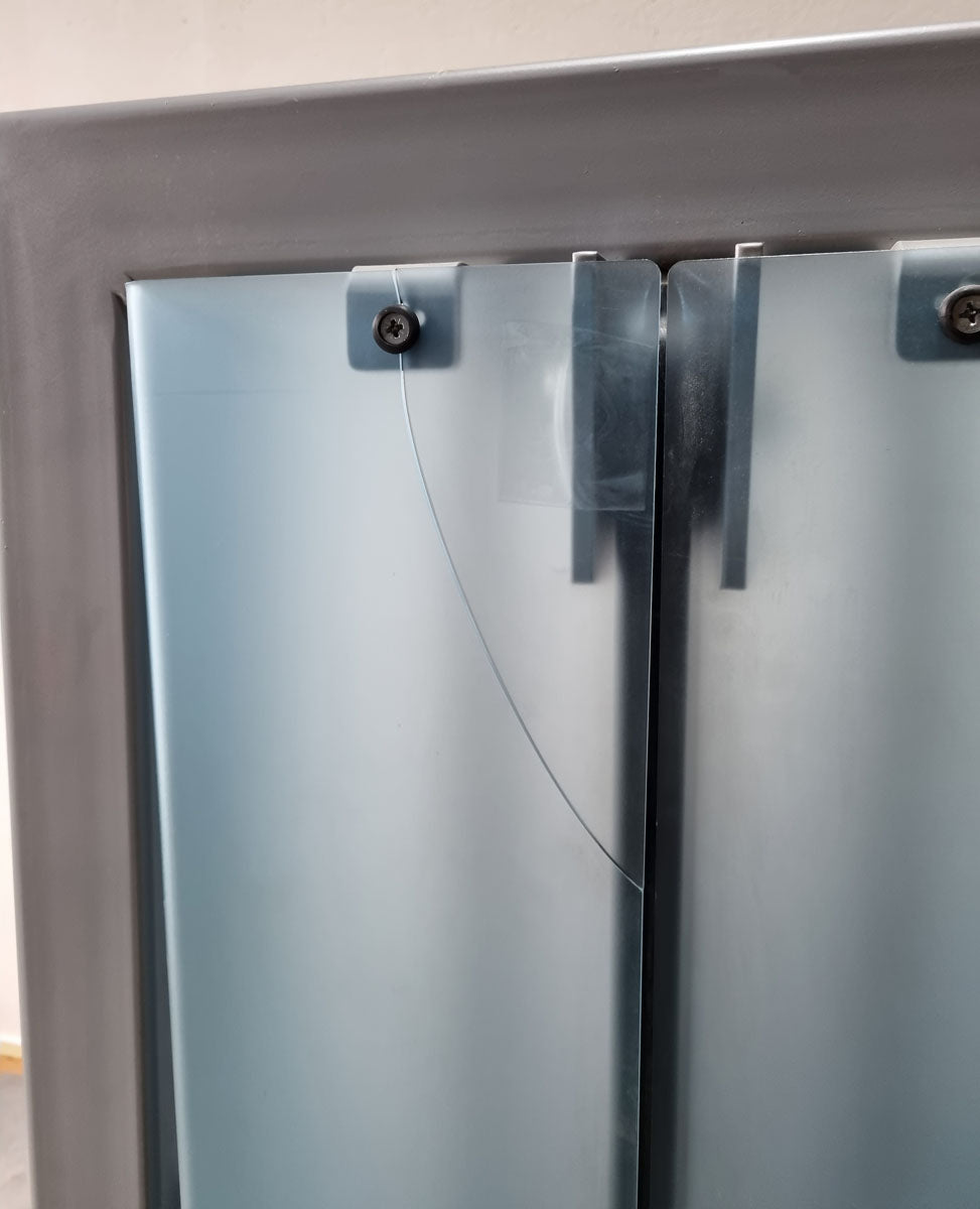 SVG torso rotator - rotation machine - lateral abdominal muscles, frame color silver, upholstery color purple, used - refurbished condition