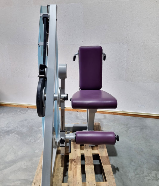 SVG Beinstrecker u. Beinbeuger liegend 2 in 1 Kombigerät, sitzend / liegend verstellbar, MPG, Farbe Silber, gebraucht - überholter Zustand