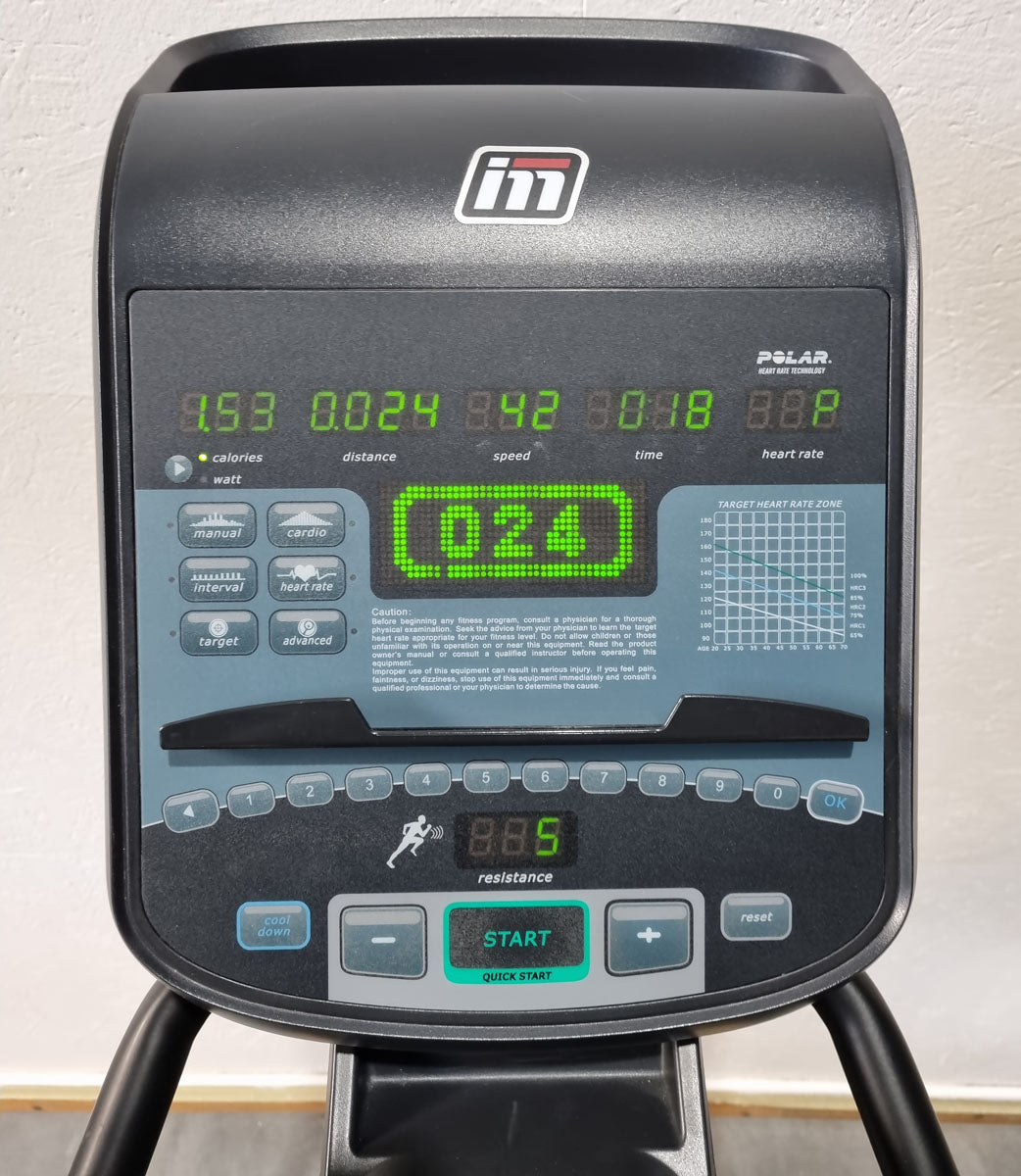 Impulse Fitness Crosstrainer RE700 with LED console, used - refurbished condition