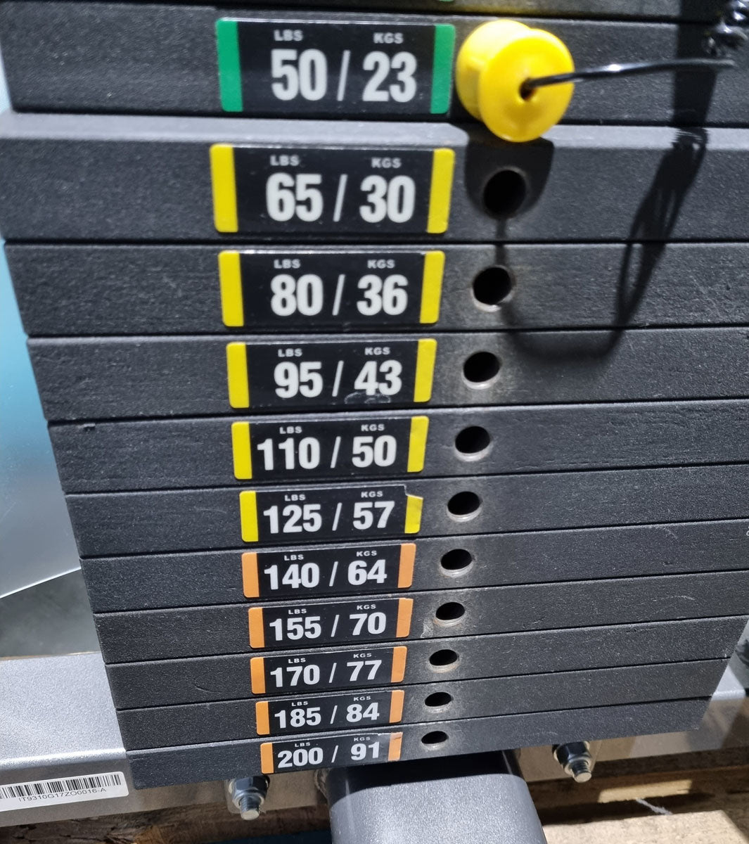 Impulse Fitness Rudern mit Bruststütze, Row, Lat-Rudern, Rahmenfarbe Grau-Anthrazit, gebraucht - überholter Zustand