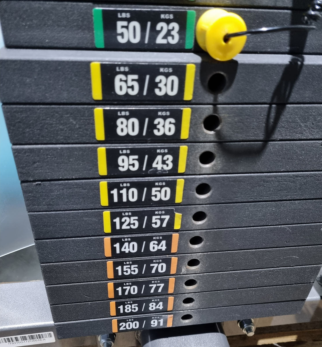 Impulse Fitness Butterfly and Butterfly Reverse 2-in-1 combination machine, Pec Fly and Lat-Press-Back Machine, frame color gray-anthracite, upholstery color gray-anthracite, used - refurbished condition