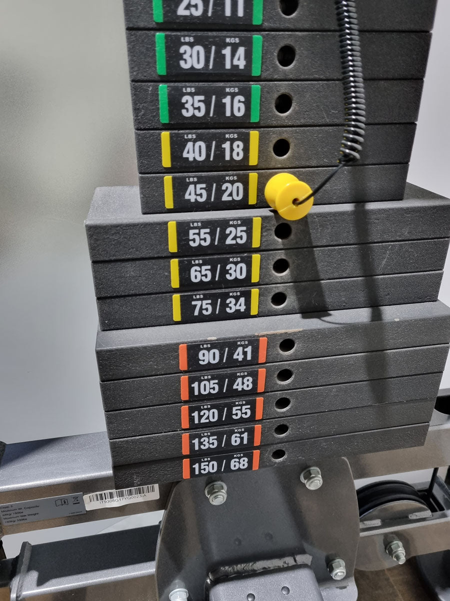 Impulse Fitness Abduktoren und Adduktoren 2 in 1 Kombimaschine - Hip Abduction and Hip Adduction, Rahmenfarbe Grau-Anthrazit, gebraucht - überholter Zustand