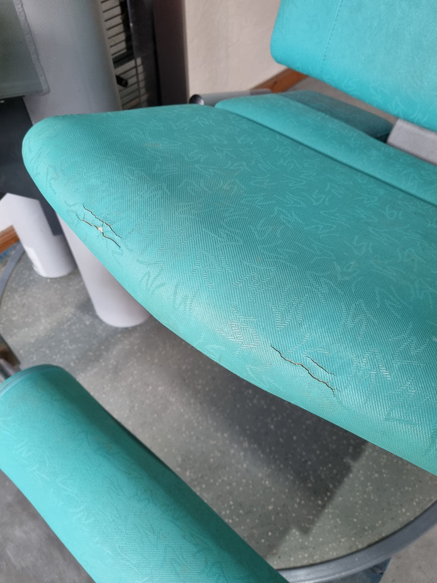 Frei Genius Beinstrecker verstellbar, Kniestrecker, Leg Extension, Rahmenfarbe Silber, gebraucht - überholter Zustand