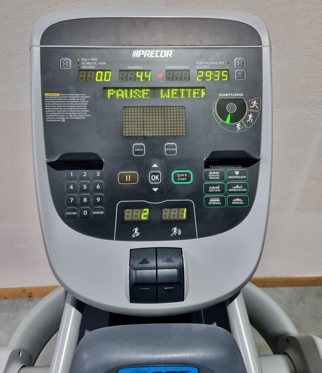 Precor AMT 835 Open Stride, Neues Modell, P30 Konsole LED - Crosstrainer, Stepper, Ellipsentrainer 3 in 1 - gebraucht - überholter Zustand
