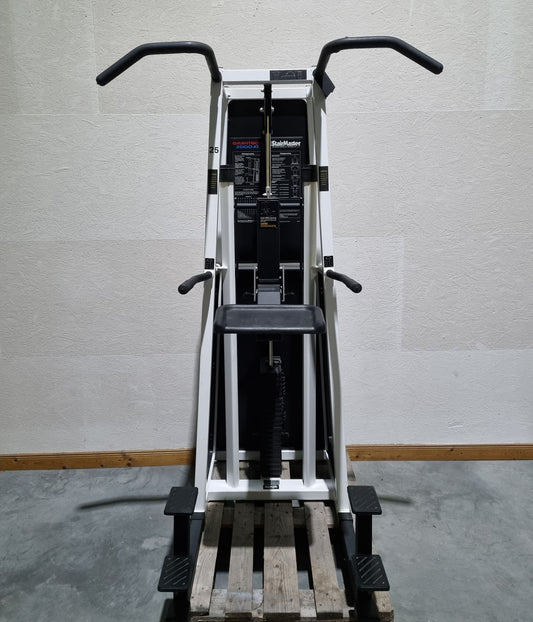 Stairmaster Gravitron 2000 AT Dip-Chin, Dip-Klimmzugmaschine mit Gewichtsunterstützung, Rahmen Weiß, gebraucht - überholter Zustand