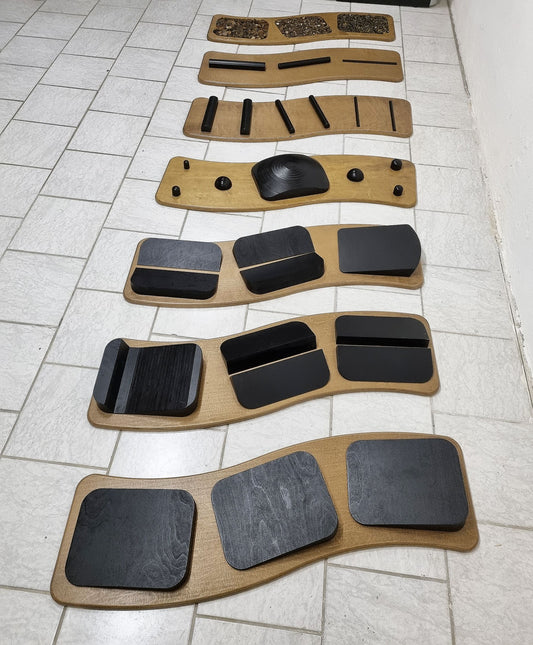 Extrafit Fuss-Zirkel, 7 Boards, Barfußpfad aus Holz, Fußzirkel, guter gebrauchter Zustand