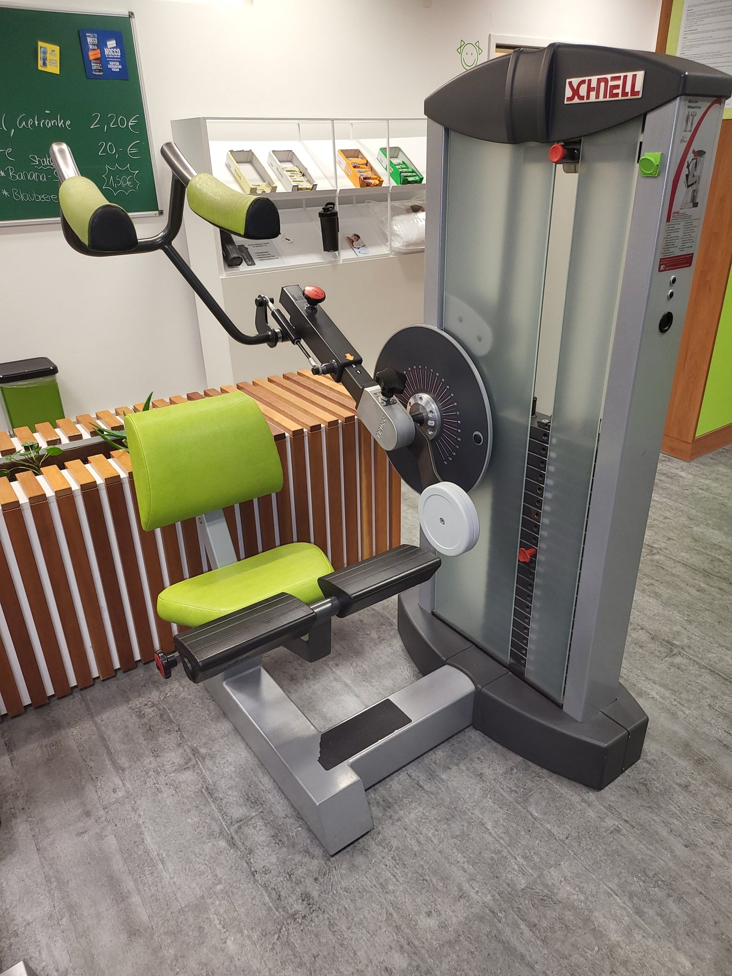 Schnell Target Line 8 Kraftgeräte im Set, Gerätepark, Rahmen Silber, gebraucht - überholter Zustand