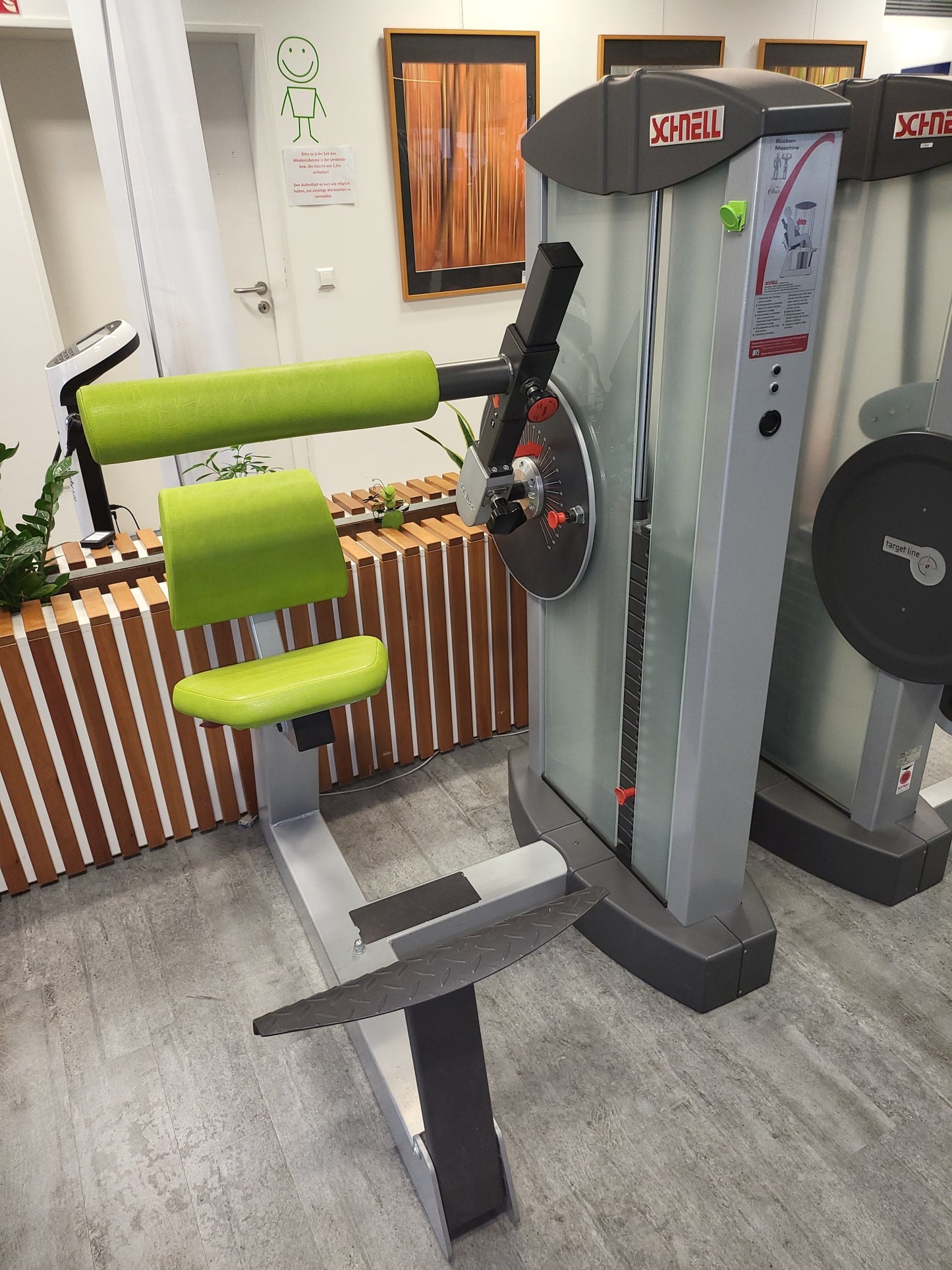 Schnell Target Line 8 Kraftgeräte im Set, Gerätepark, Rahmen Silber, gebraucht - überholter Zustand