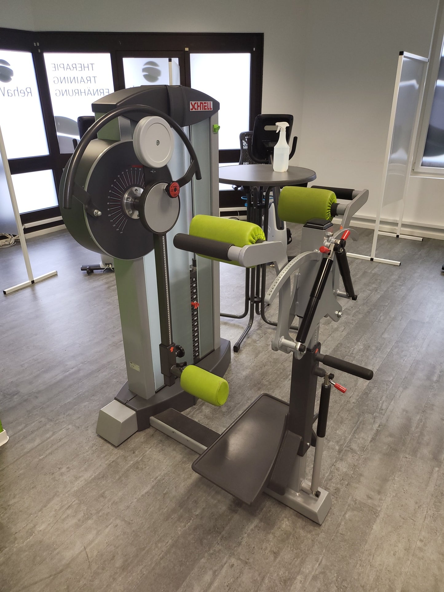 Schnell Target Line 8 Kraftgeräte im Set, Gerätepark, Rahmen Silber, gebraucht - überholter Zustand