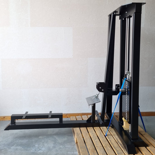 Ruderzug Turm ähnlich Gym80, Rudern am Kabel, Row, Ruderstation ähnlich Sygnum 4016, Rahmenfarbe Schwarz, Ausstellungsstück