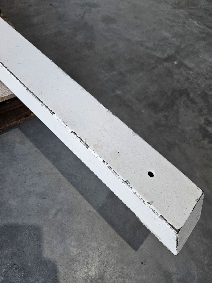 Gym80 Rückenstreckerbank, 45 Grad, Hyperextension, Rahmen Weiß, Polster Rot, gebraucht