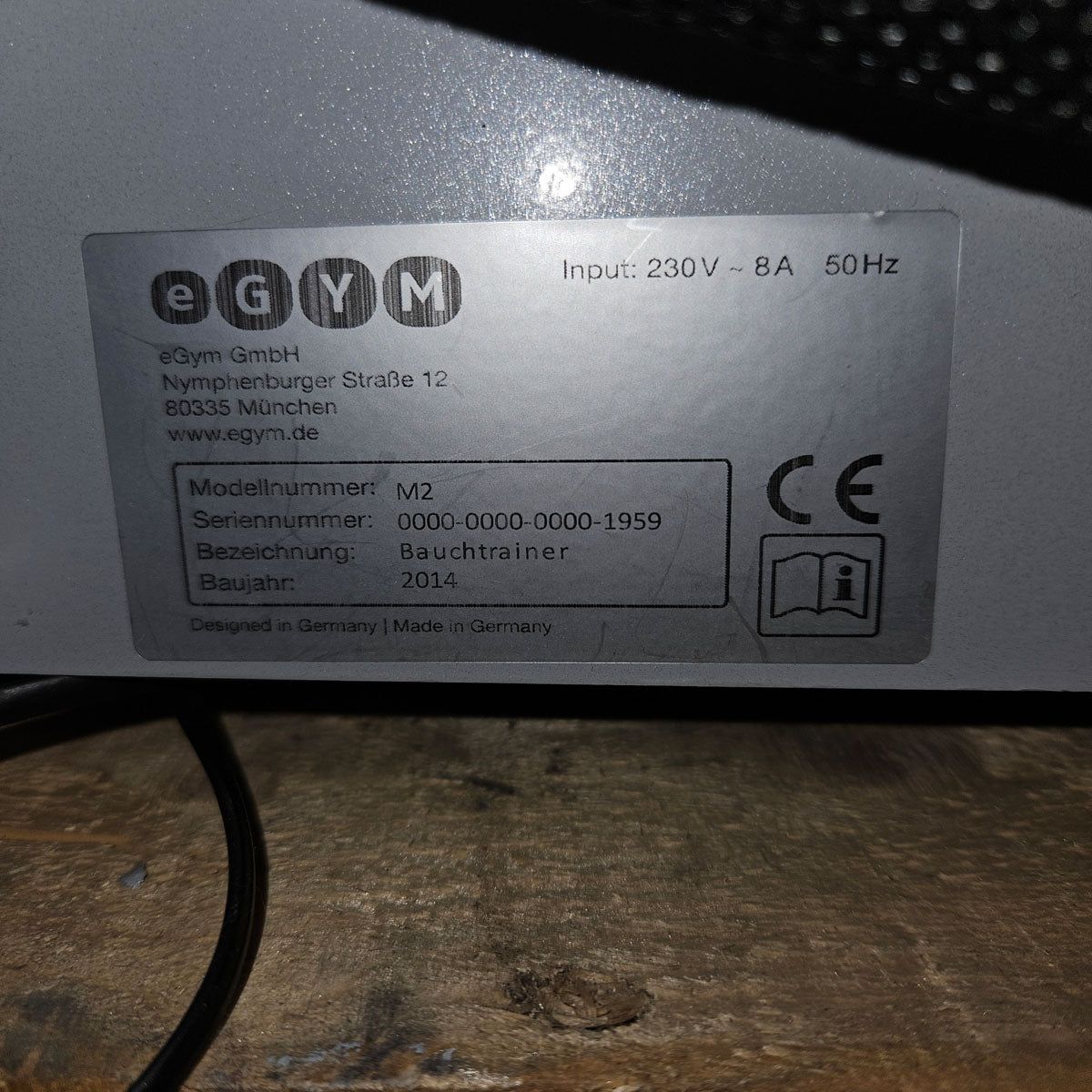 Egym M2 Bauchtrainer - Einzelgerät Stand Alone zur Erweiterung bestehender Zirkel, gebraucht - überholter Zustand