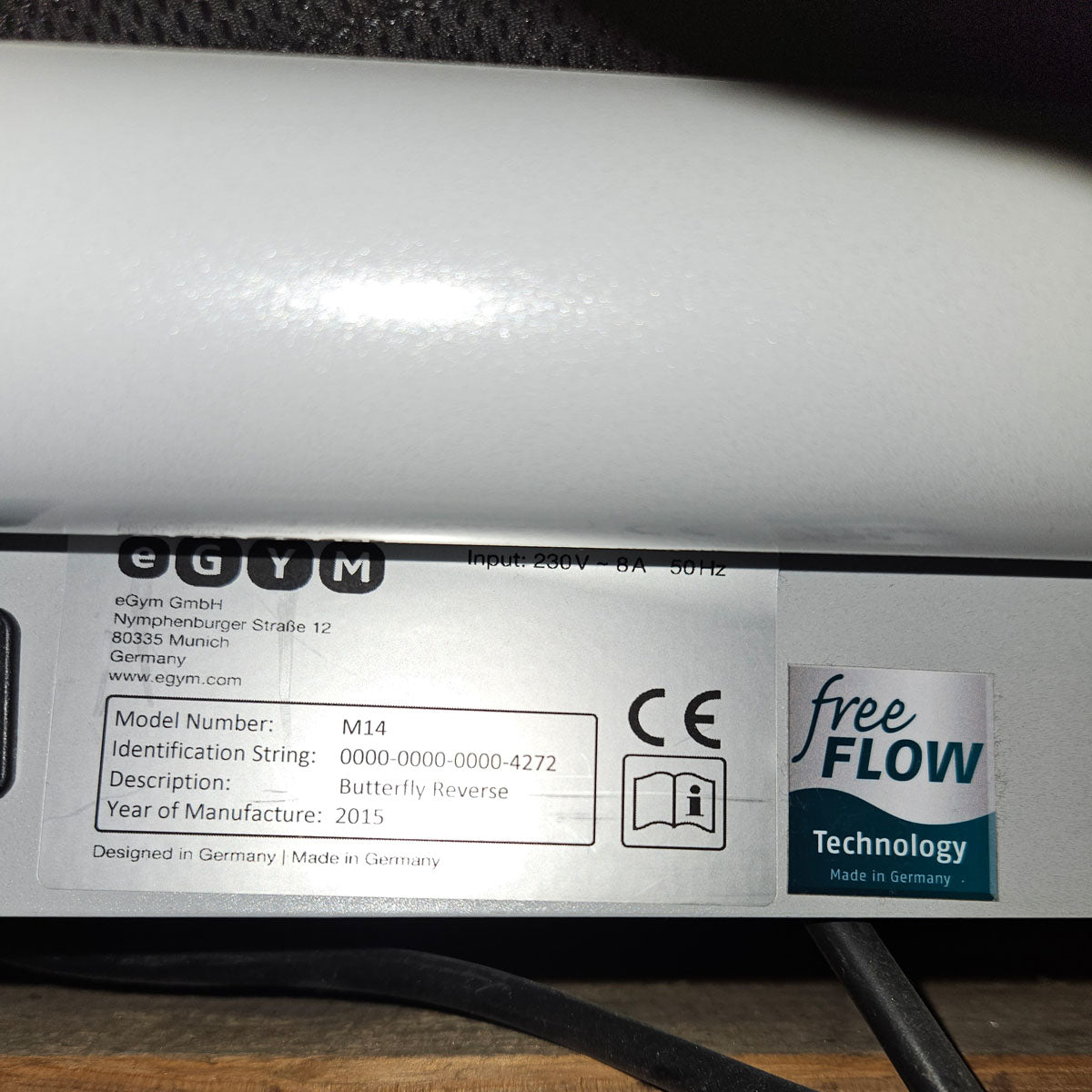 Egym M14 Butterfly Reverse - Einzelgerät Stand Alone zur Erweiterung bestehender Zirkel, gebraucht - überholter Zustand
