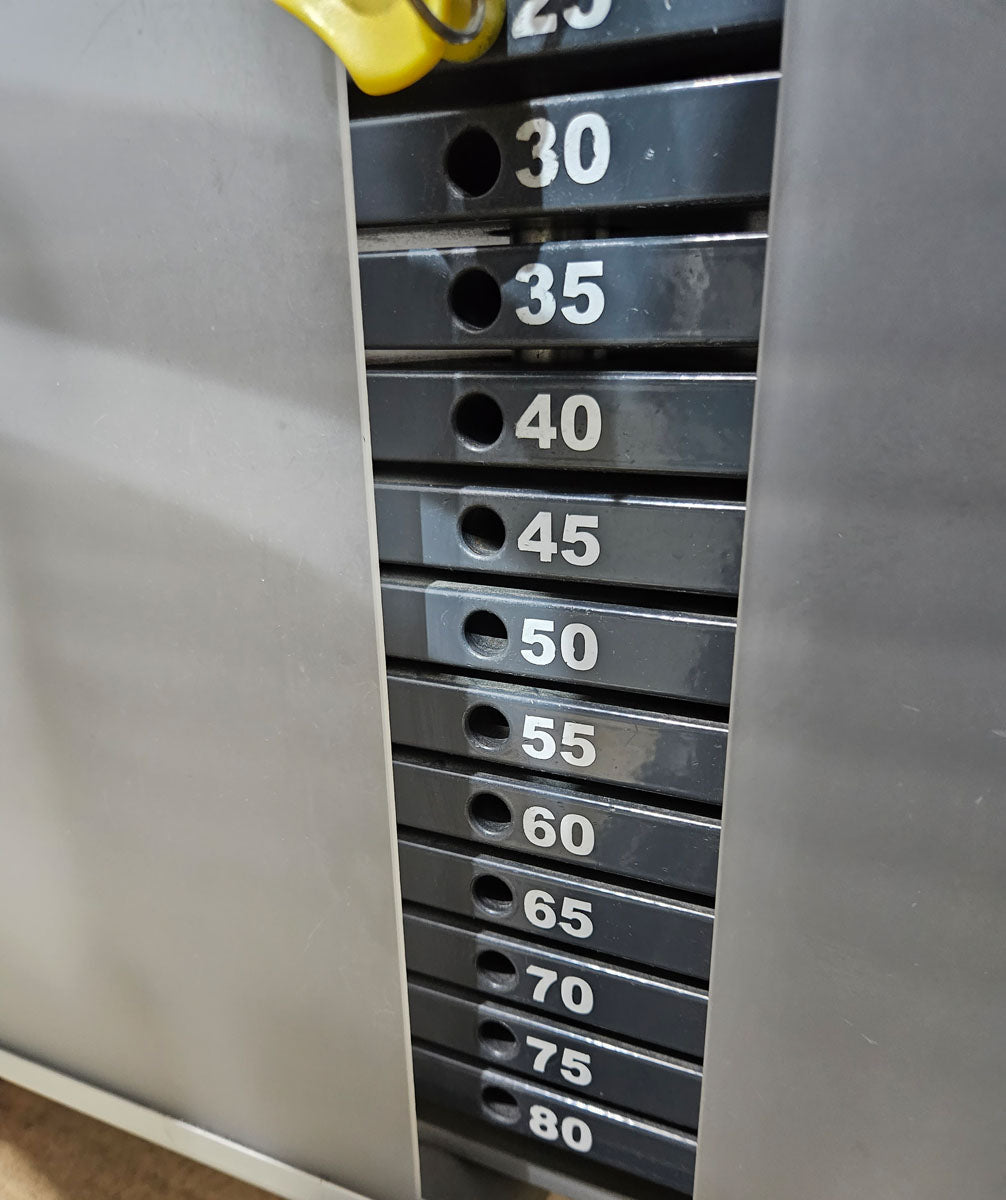 Proxomed Compass 530 Beinstrecker und Beinbeuger sitzend Kombigerät 2 in 1, Leg Curl and Leg Extension, MPG, Reha, Rahmen Silber, gerbaucht - überholter Zustand