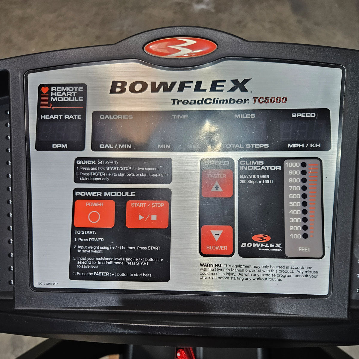 Bowflex TreadClimber TC5000 (3 in 1), Laufband, Stepper, Ausstellungsstück