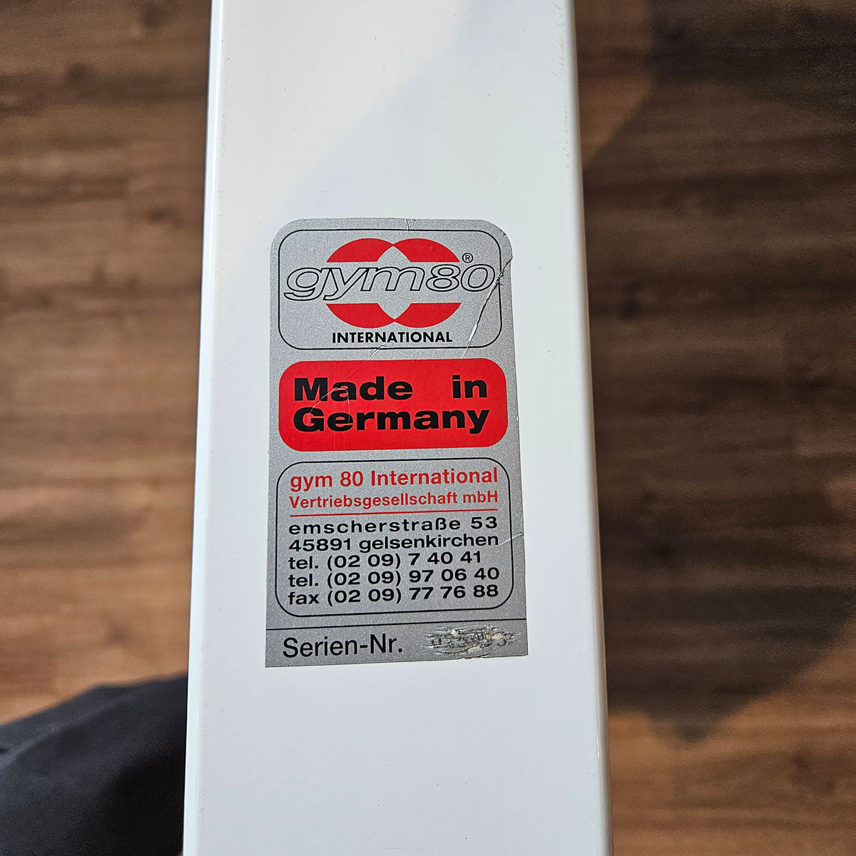 Gym80 Leg Press 45 Degrees, Plate Loaded Leg Press, Similar to Pure Kraft 4023, Frame Color White, Used - Tested Condition