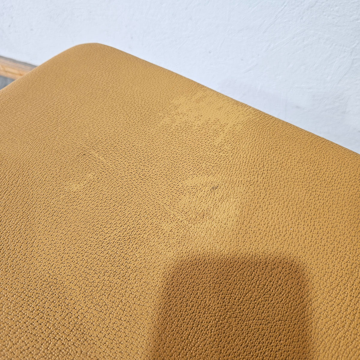 Dr. Wolff Abdominal Trainer 335, abdominal bench with footrest, frame color silver, upholstery color orange, used - refurbished condition