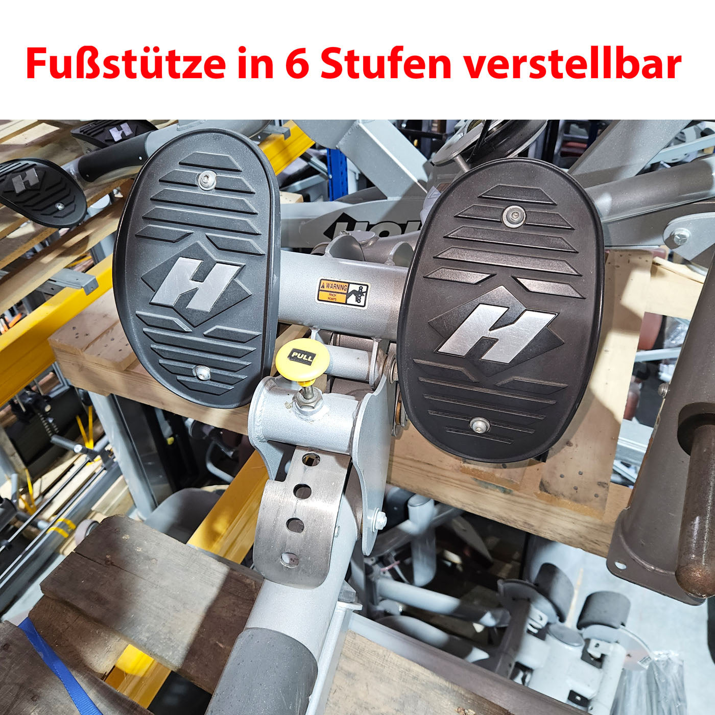 Hoist Roc-IT Low Back RS1204, Lower Back, Rückenstreckermaschine, Unterer Rücken, Roc IT Selectorized Serie mit Steckgewichten, Vorgänger vom RS-2204, Rahmenfarbe Silber, gebraucht - überholter Zustand