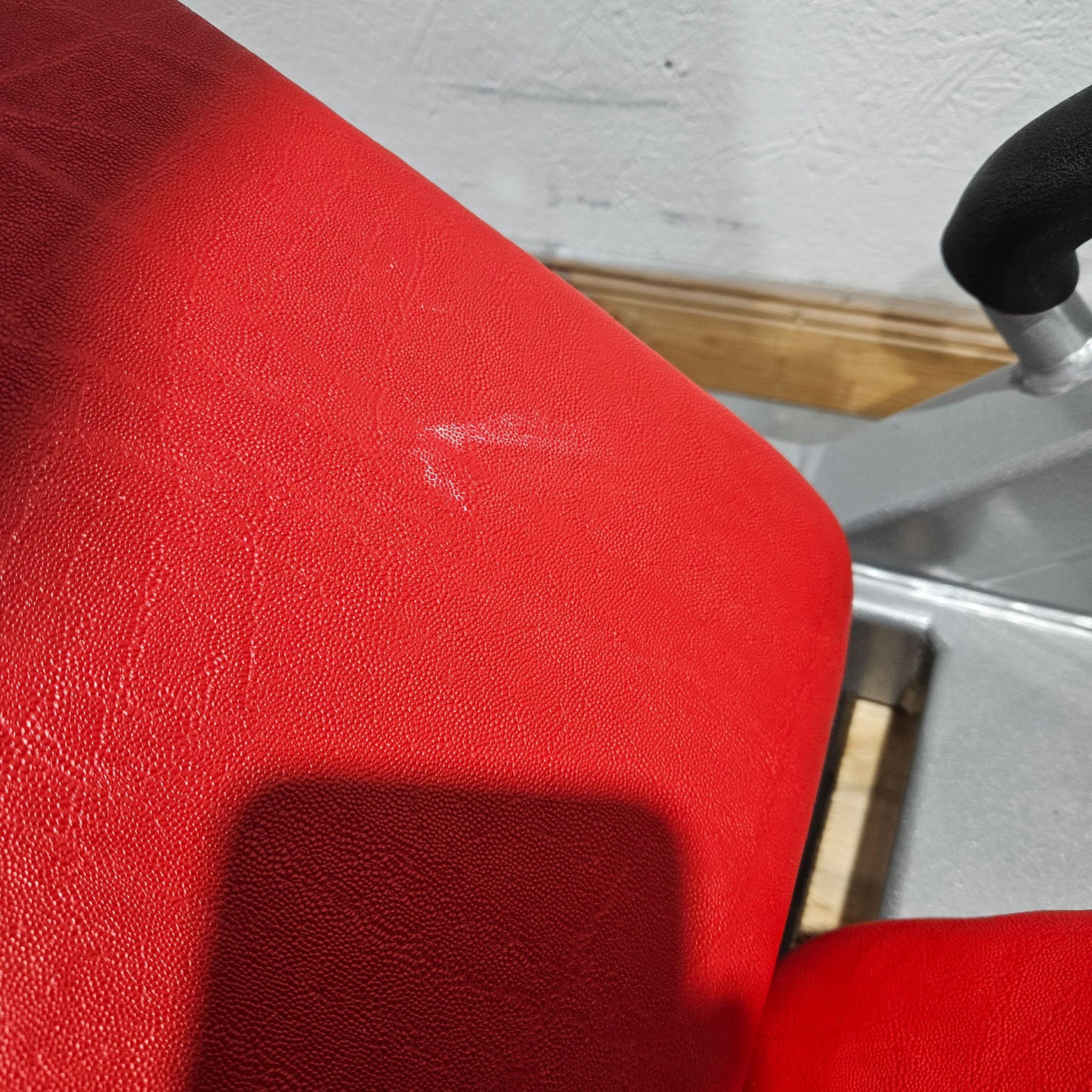 HBP Beinpresse 45° Grad, Leg Press, riesiger 300kg Gewichtsblock + extra Scheibenaufnahme, Bodybuilding Kraftgerät - Rahmenfarbe Silber, gebraucht - geprüfter Zustand