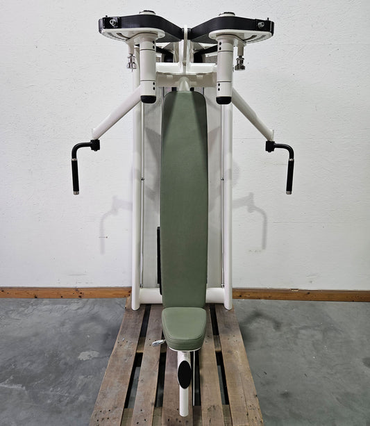 Gym80 3022 Butterfly, Sygnum, Bruststabilisator, Farbe Weiß, gebraucht - überholter Zustand