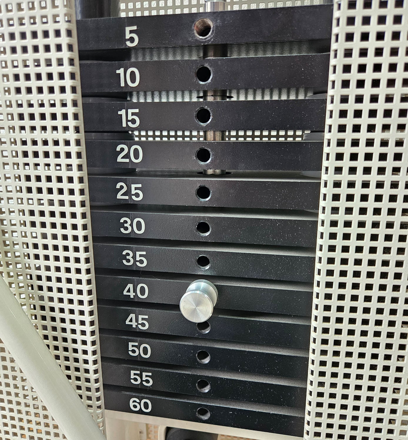 Dynamed abdominal machine and back extension 2 in 1 combination machine - abdominal muscle training and hyperextension, abs and lower back, Stolzenberg, frame white, used - refurbished condition