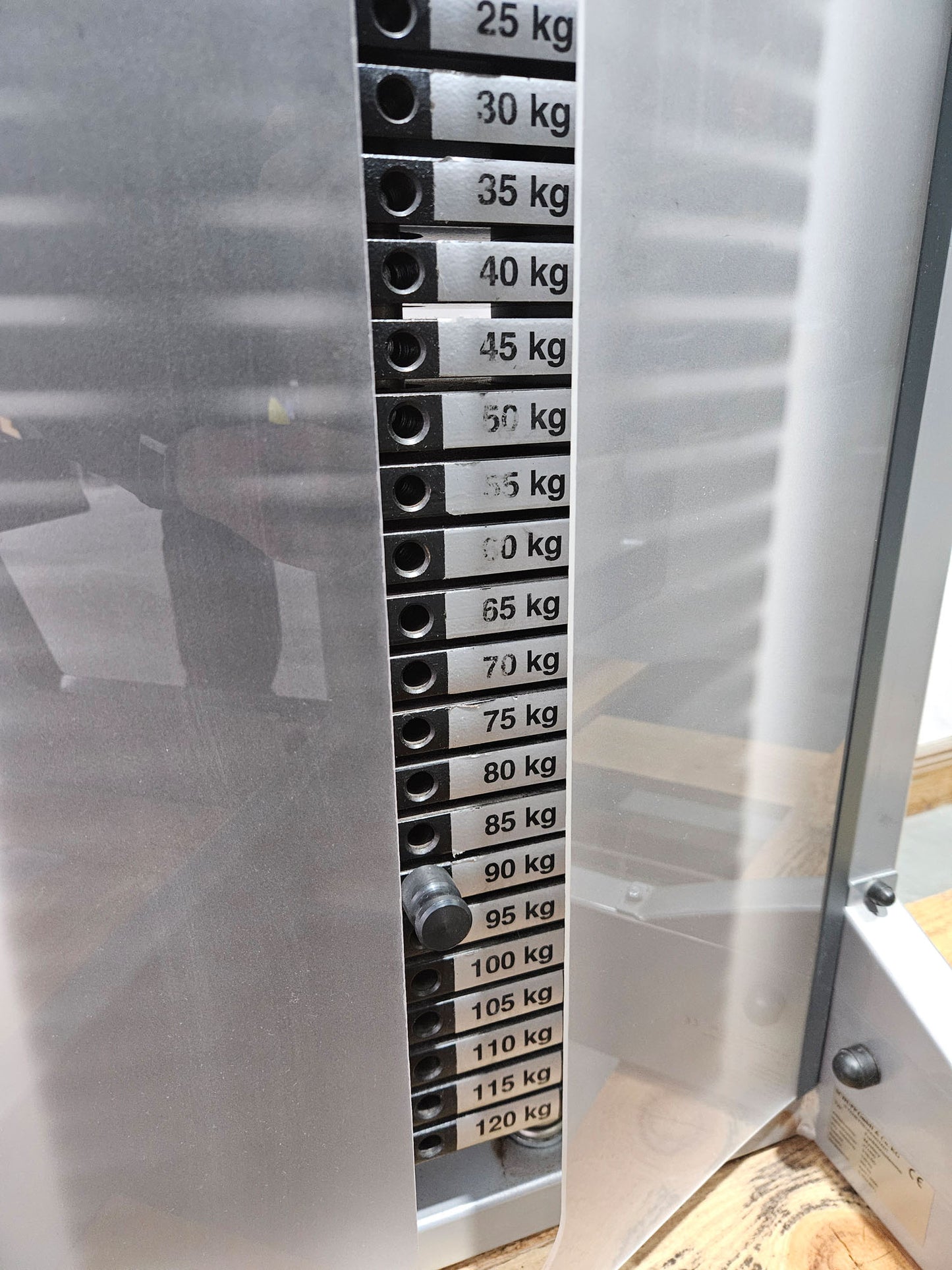 Schupp Mystery Funktionsstemme Kombi Sitzend-Liegend, Beinpresse verstellbar, Rahmen Silber-Grau, gebraucht - überholter Zustand