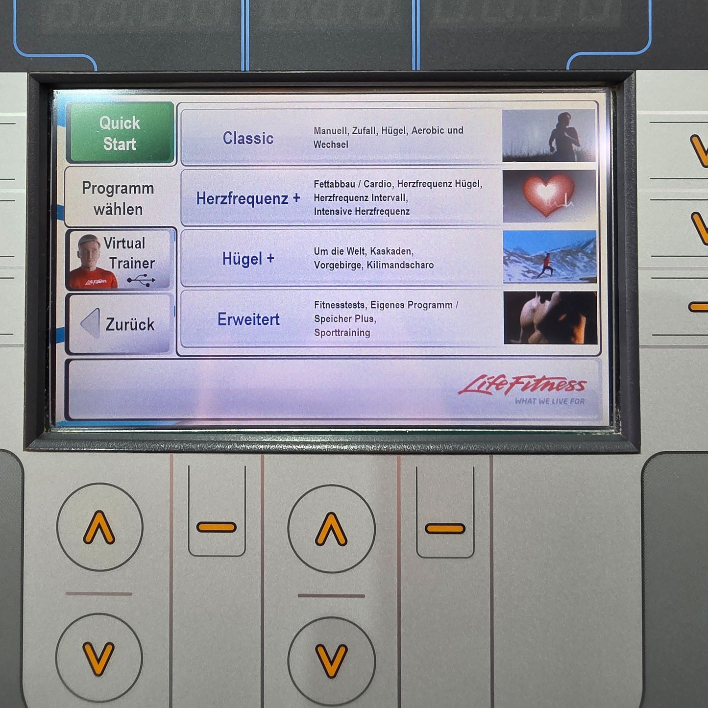 Life Fitness Crosstrainer 95X - Elevation Series 95x - Engage 7" Touchscreen Konsole, gebraucht - überholter Zustand