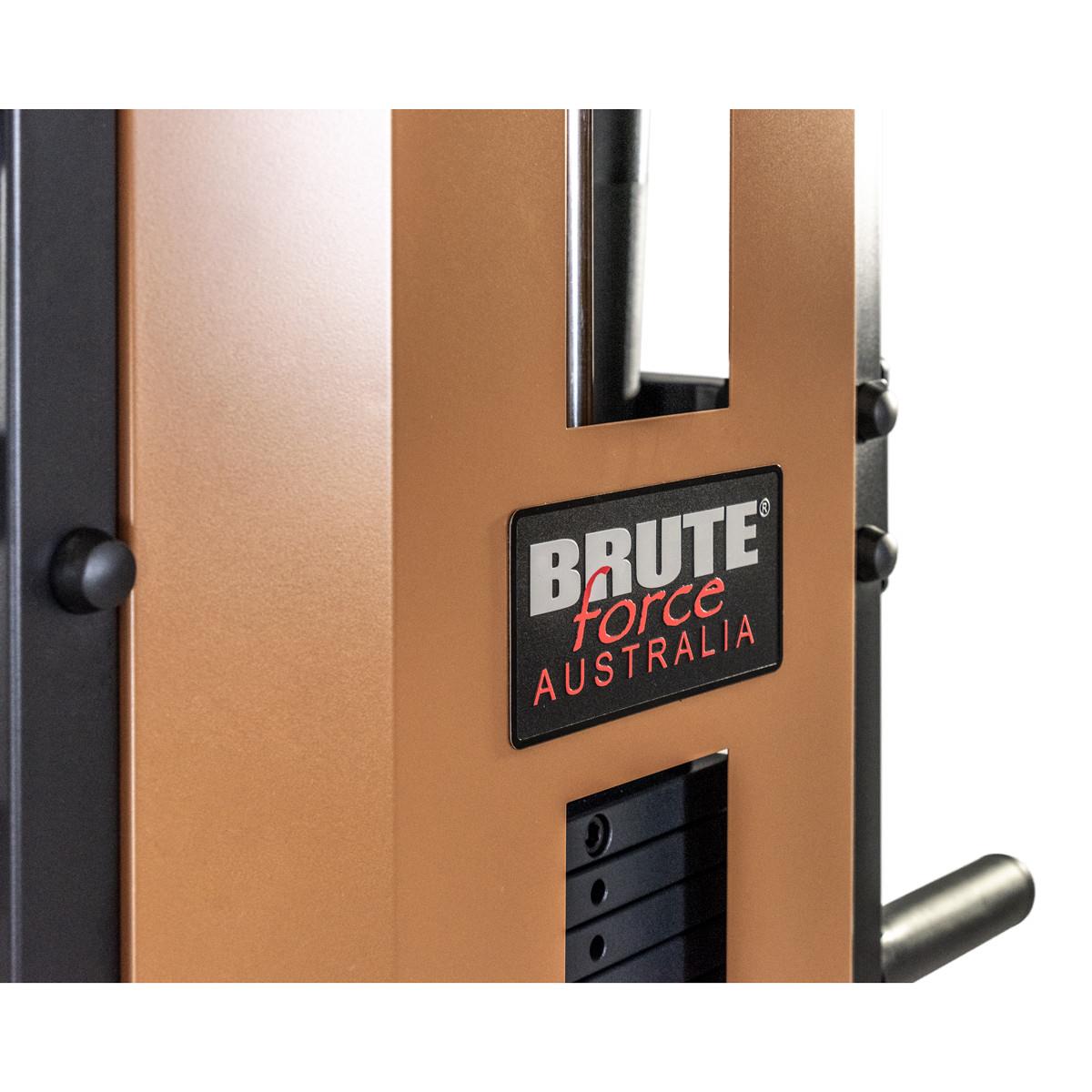 Brute Force 360PTX Functional Trainer Smith Machine, Rack, Beinpresse, Jammer Arms