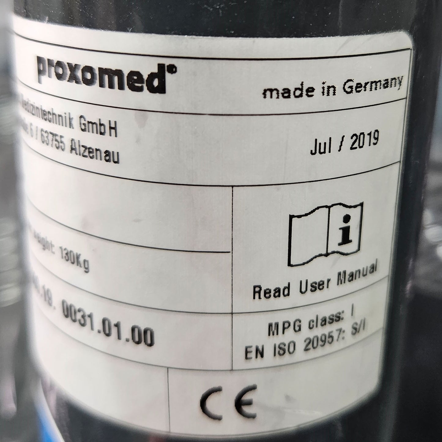 Set of 2 Itensic abduction and adduction, medical strength training devices ab-effect and ad-effect, manufacturer Proxomed, medical approval MPG, used - refurbished condition