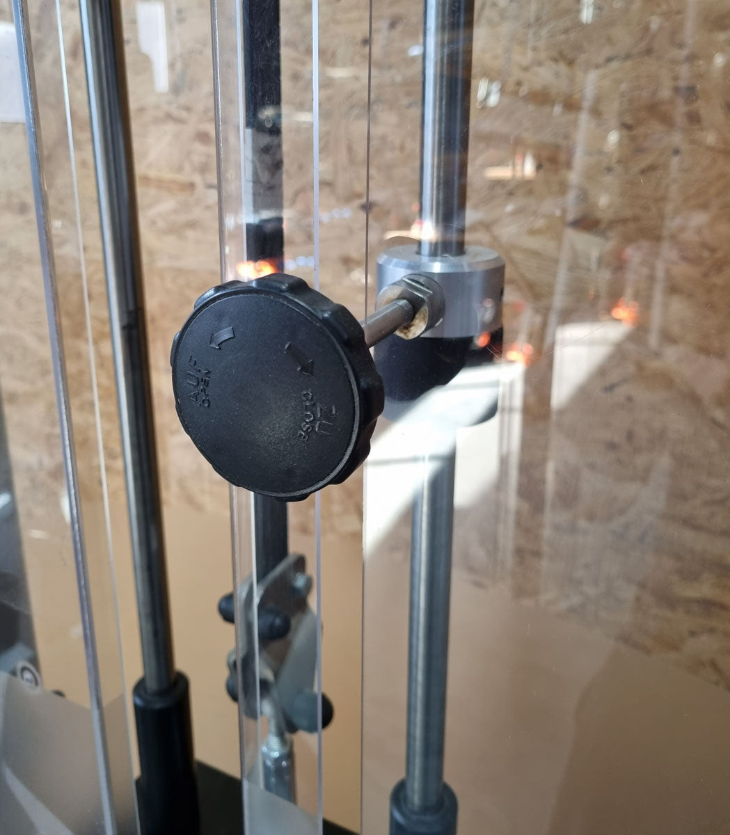 Physio&Sports Ab-Adduktor Kombi, Pro Line, Abduktoren und Adduktoren 2 in 1 Kombigerät, MPG, Reha, Silber, gebraucht - überholter Zustand